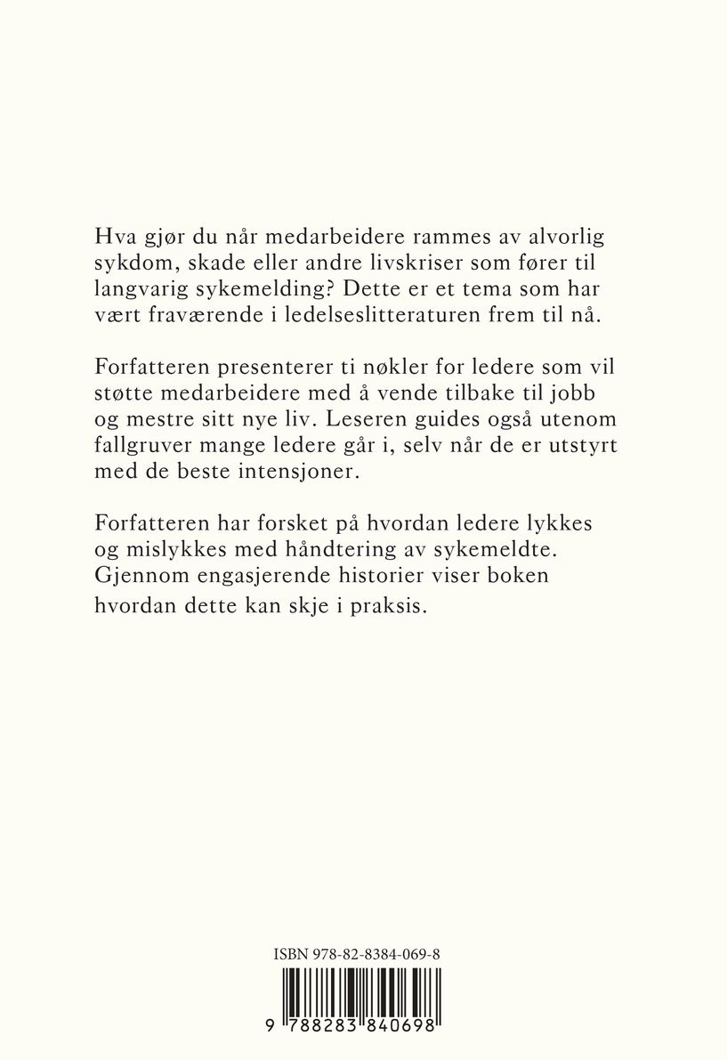 Lederens 10 nøkler til god håndtering av sykemeldte