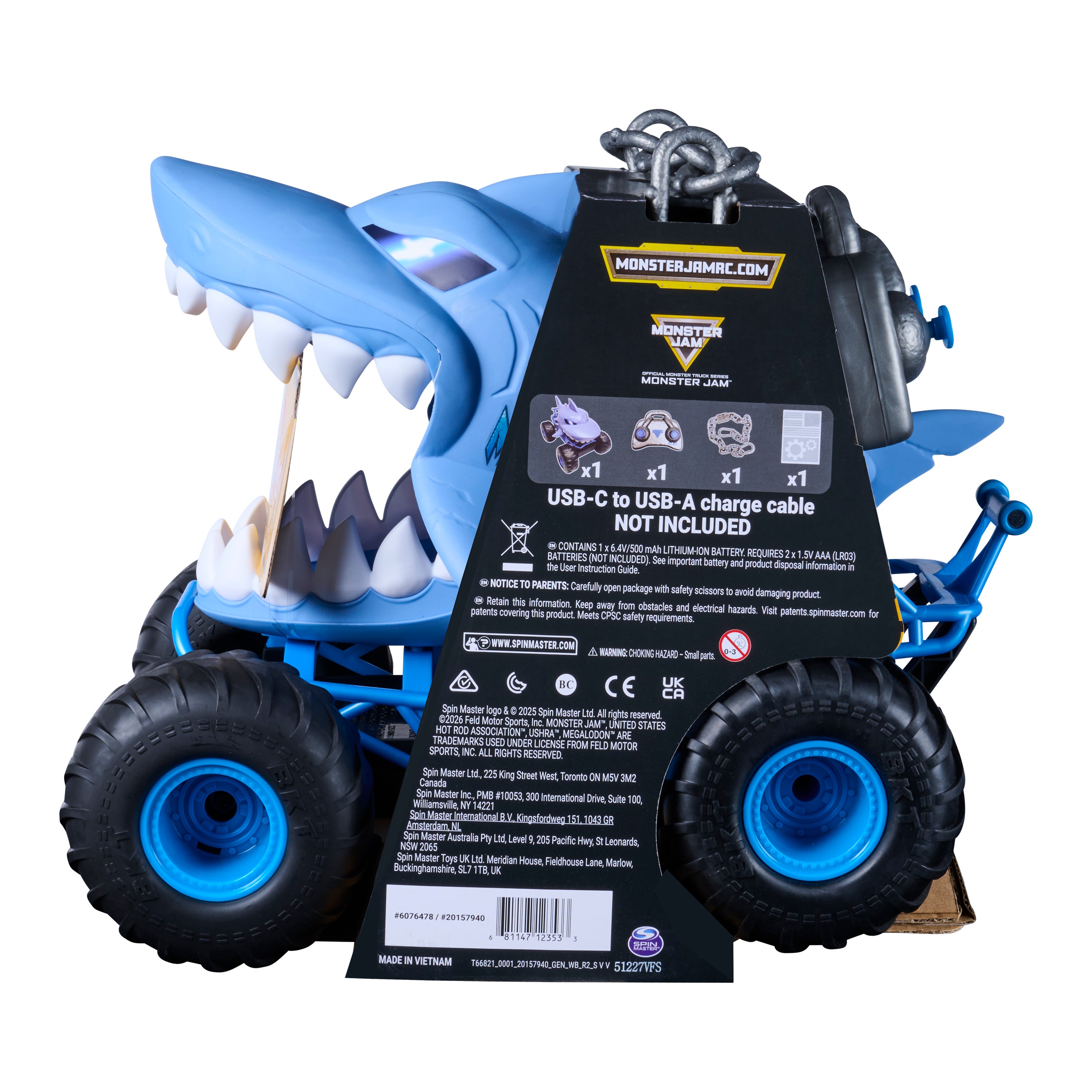 Monster Jam Rc 1:15 Megalodon