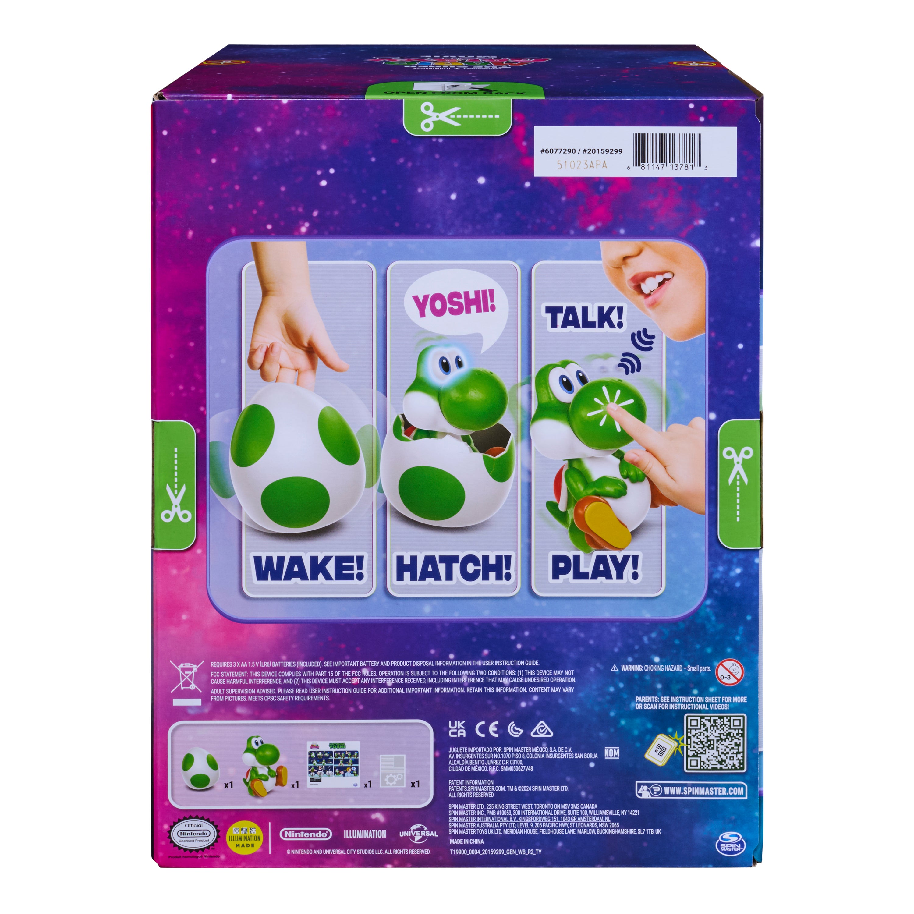 Super Mario Hatchin Interac Yoshi