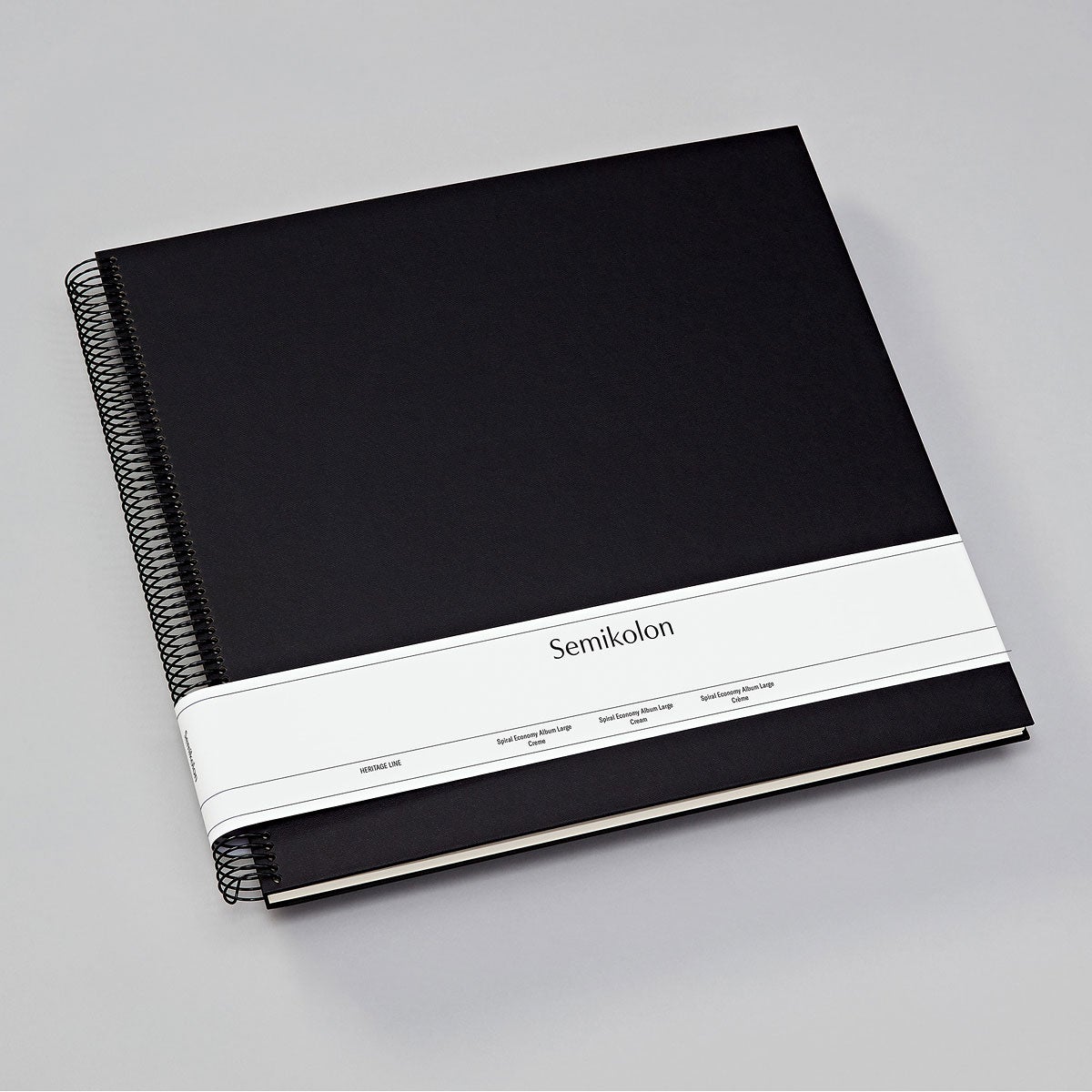 Album Spiral Cream Black L
