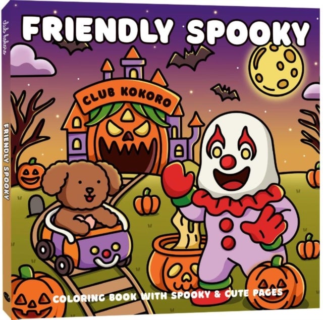 Friendly Spooky - Coloring book with spooky & cute pages