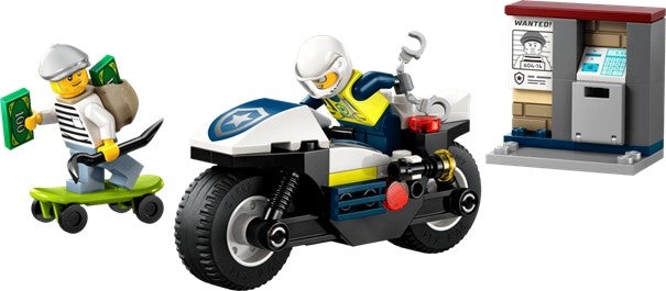 Lego Skurkejakt med motorsykkelpolitiet 60455