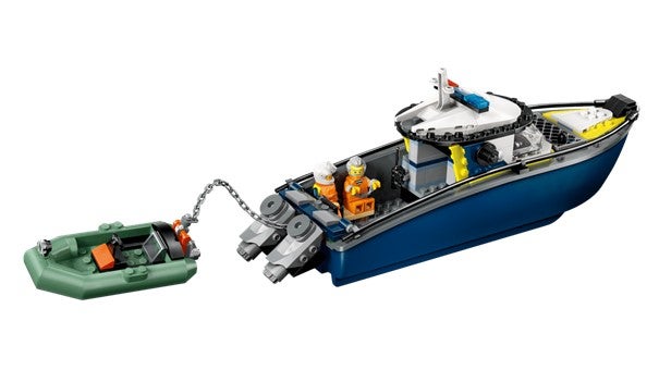 Lego Skurkejakt med politibåt 60456