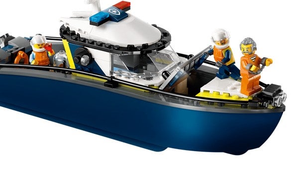 Lego Skurkejakt med politibåt 60456
