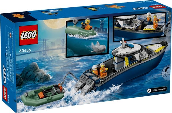 Lego Skurkejakt med politibåt 60456