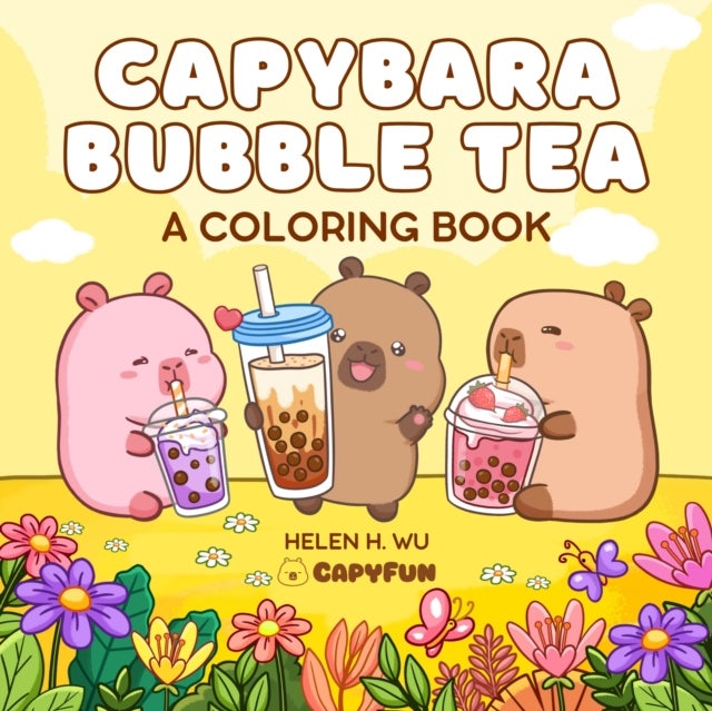 Capybara Bubble Tea - A Coloring Book
