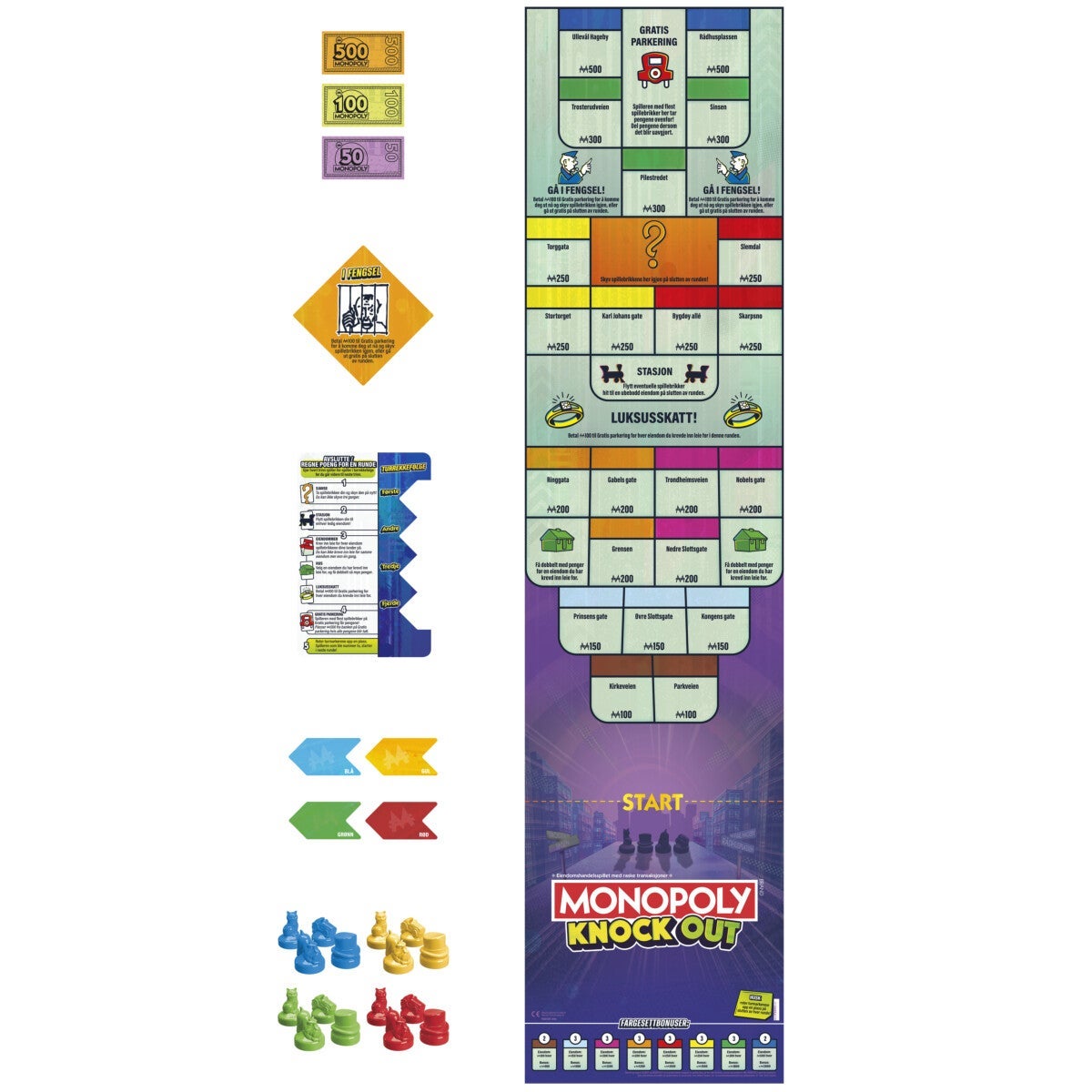 Spill Monopoly Knockout