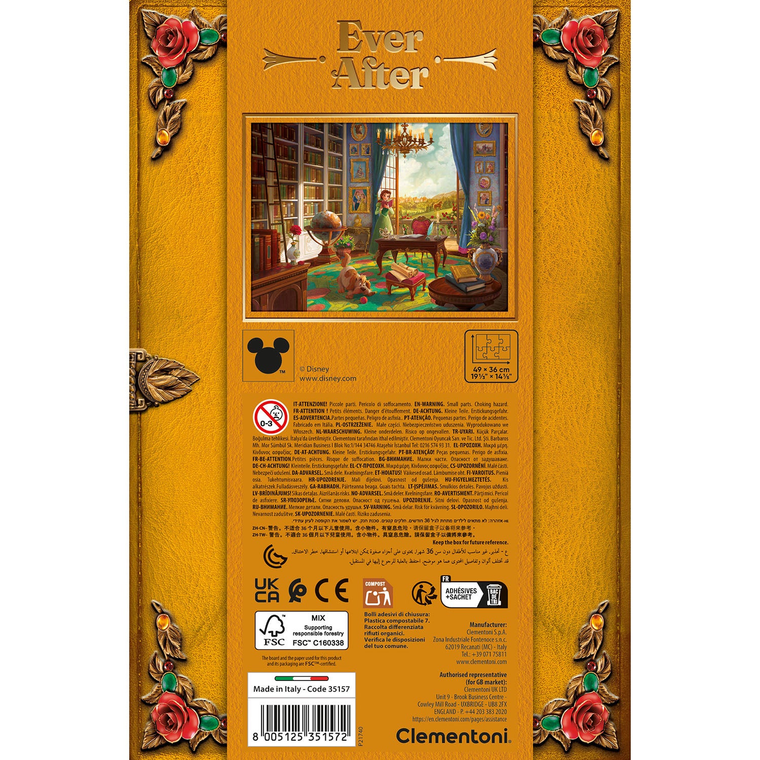 Puslespill 500 Belle Clementoni
