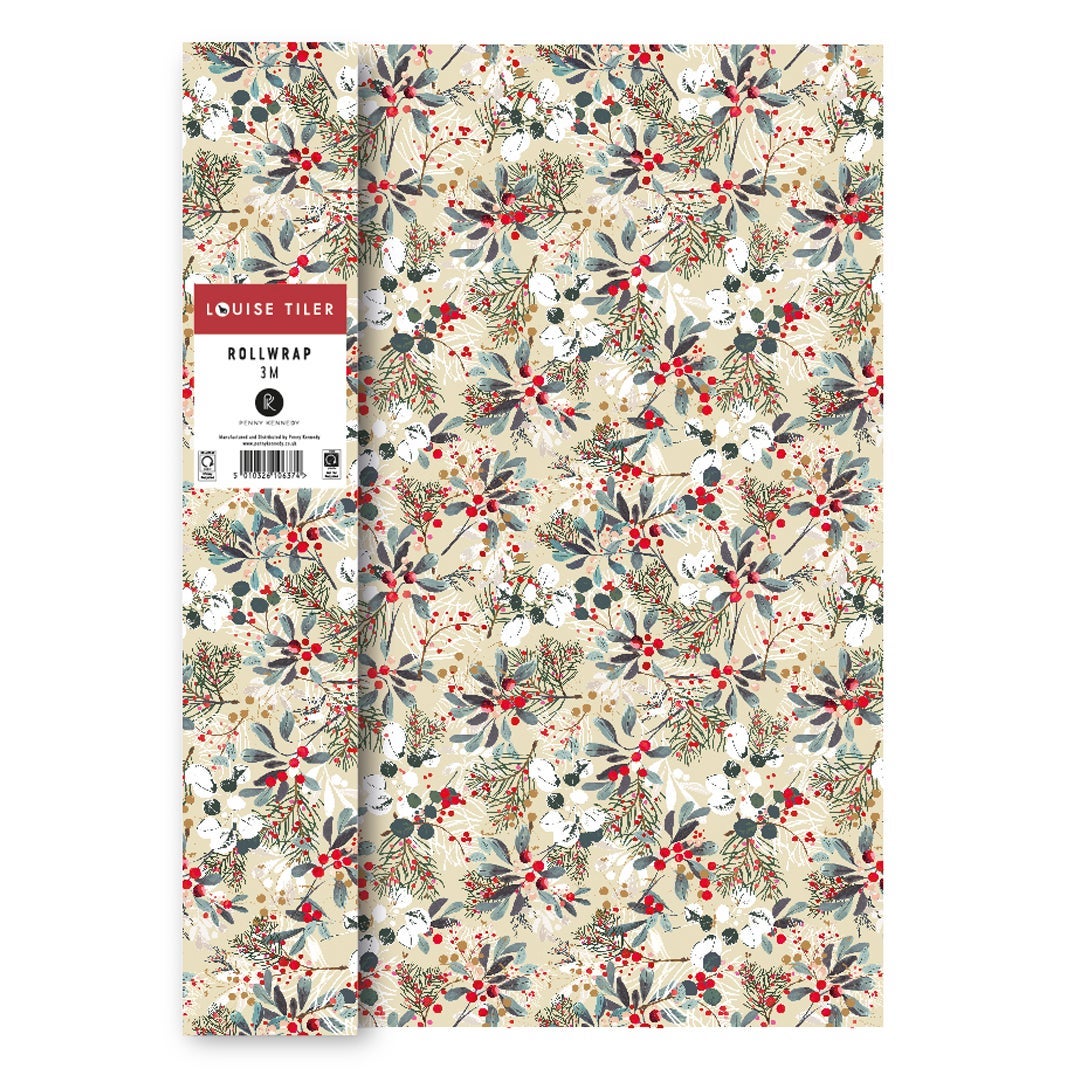 Gavepapir 3m Winter Berries
