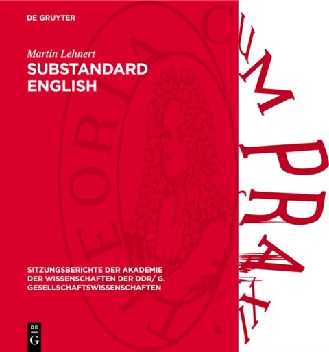 Substandard English - (Vulgarenglisch)