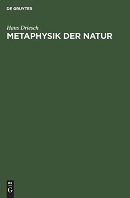 Metaphysik Der Natur