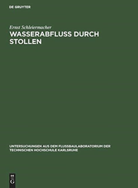 Wasserabfluss Durch Stollen