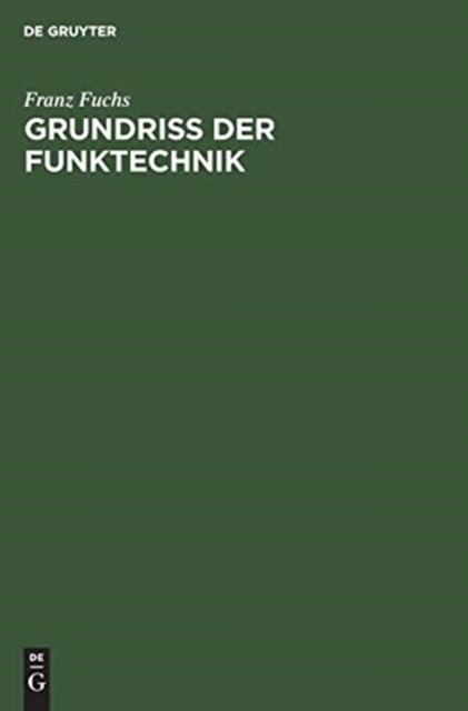 Grundriss Der Funktechnik