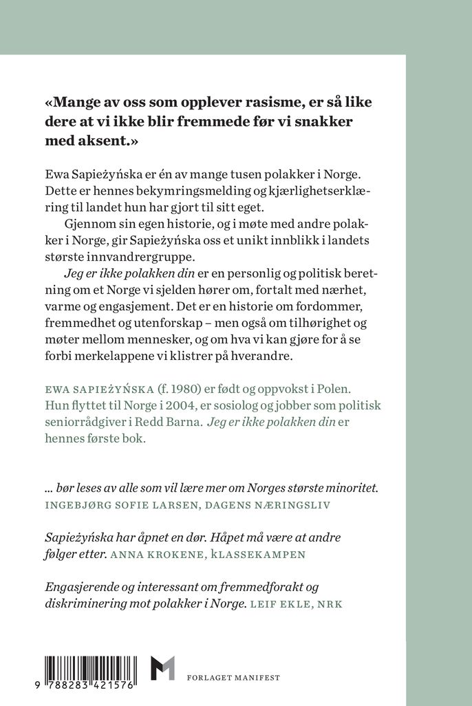 Jeg er ikke polakken din