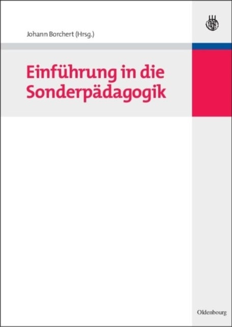 Einfuhrung in Die Sonderpadagogik