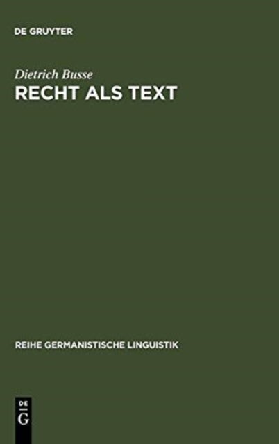 Recht als Text