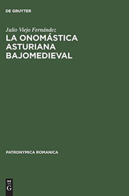 La onomastica asturiana bajomedieval