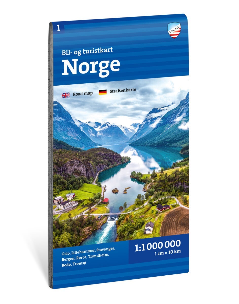 Bil- og turistkart Norge