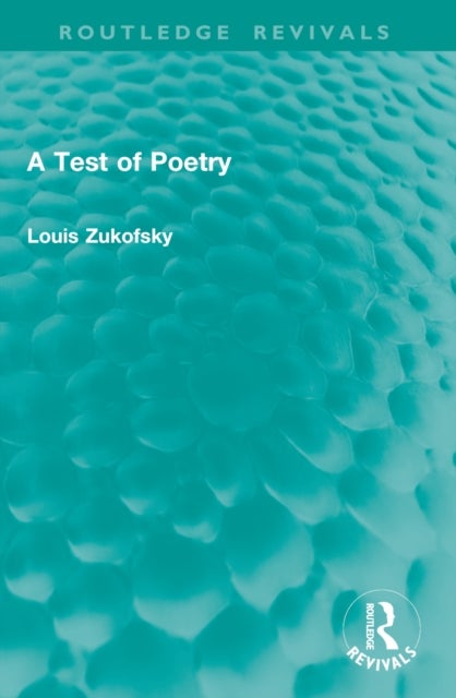 A Test of Poetry