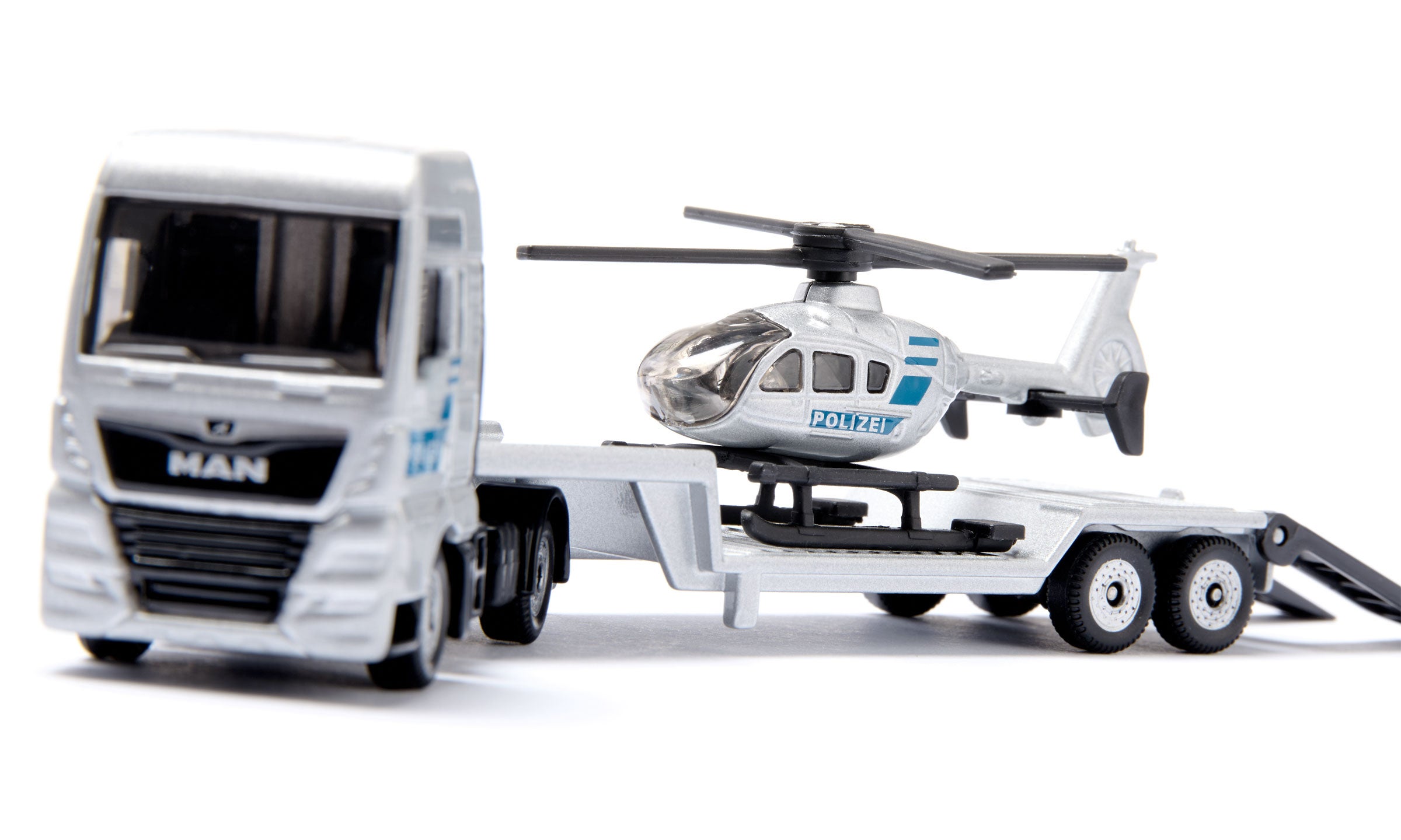 Siku 1:87 Man Truck Police Heli