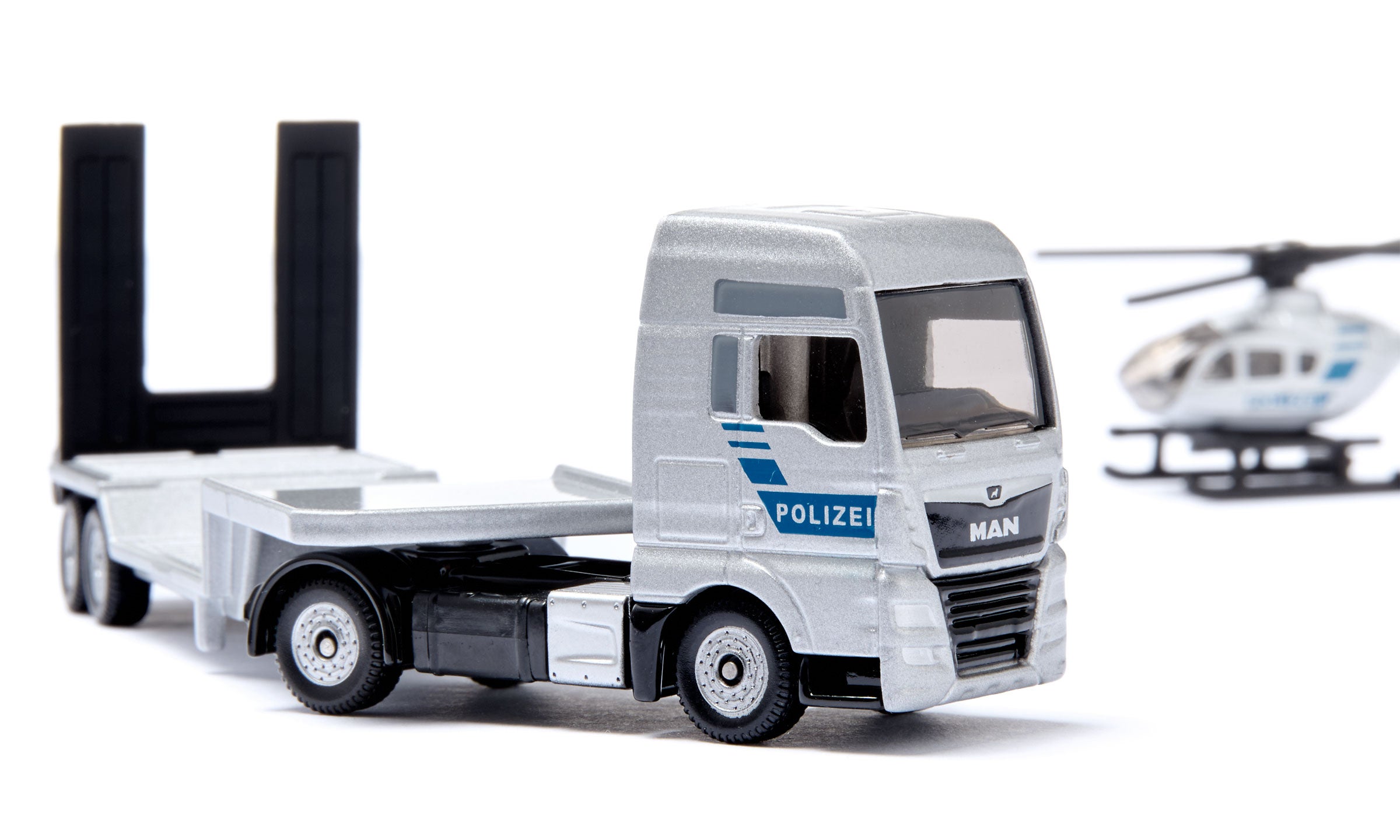 Siku 1:87 Man Truck Police Heli