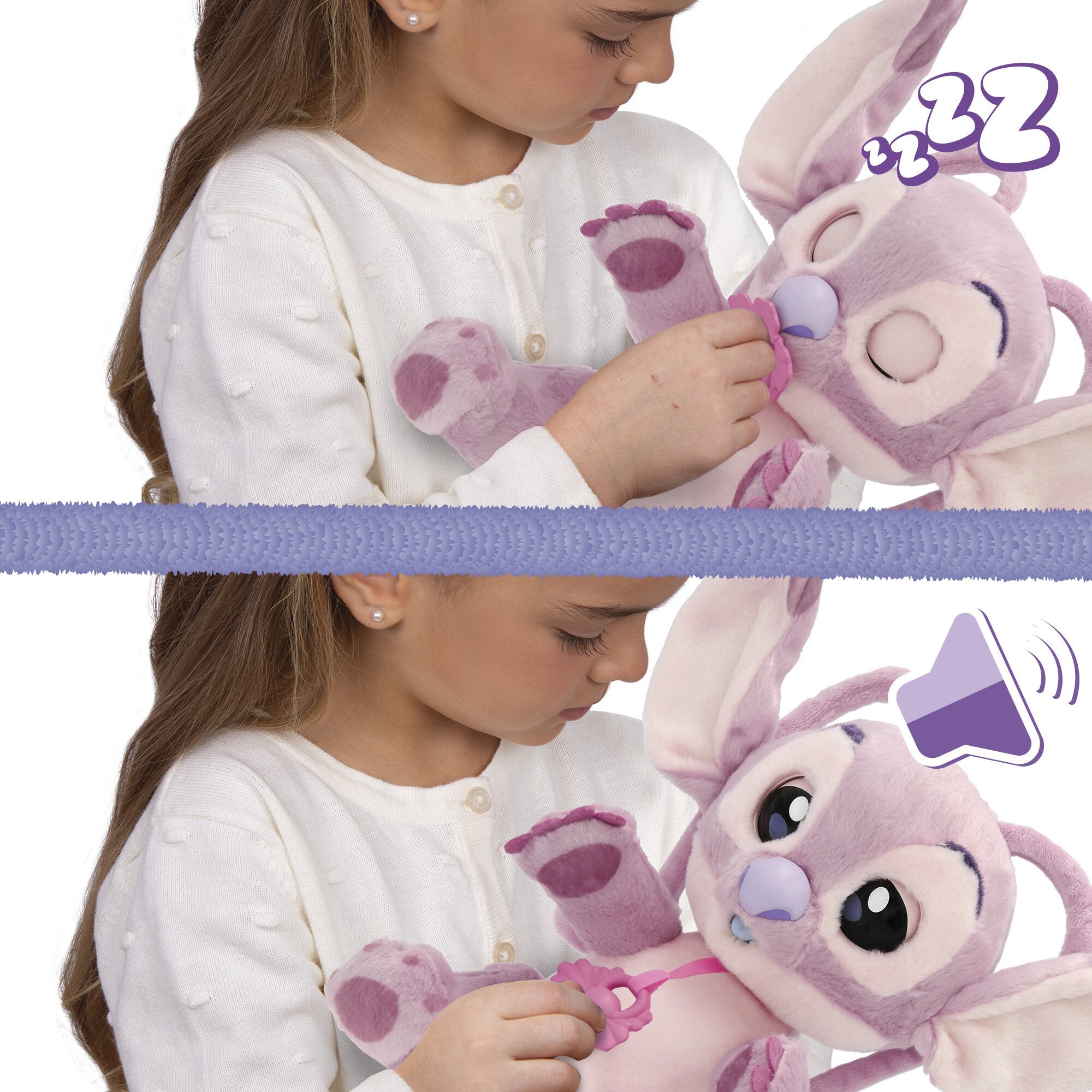 Mykdyr Baby Paws Angel 24 cm