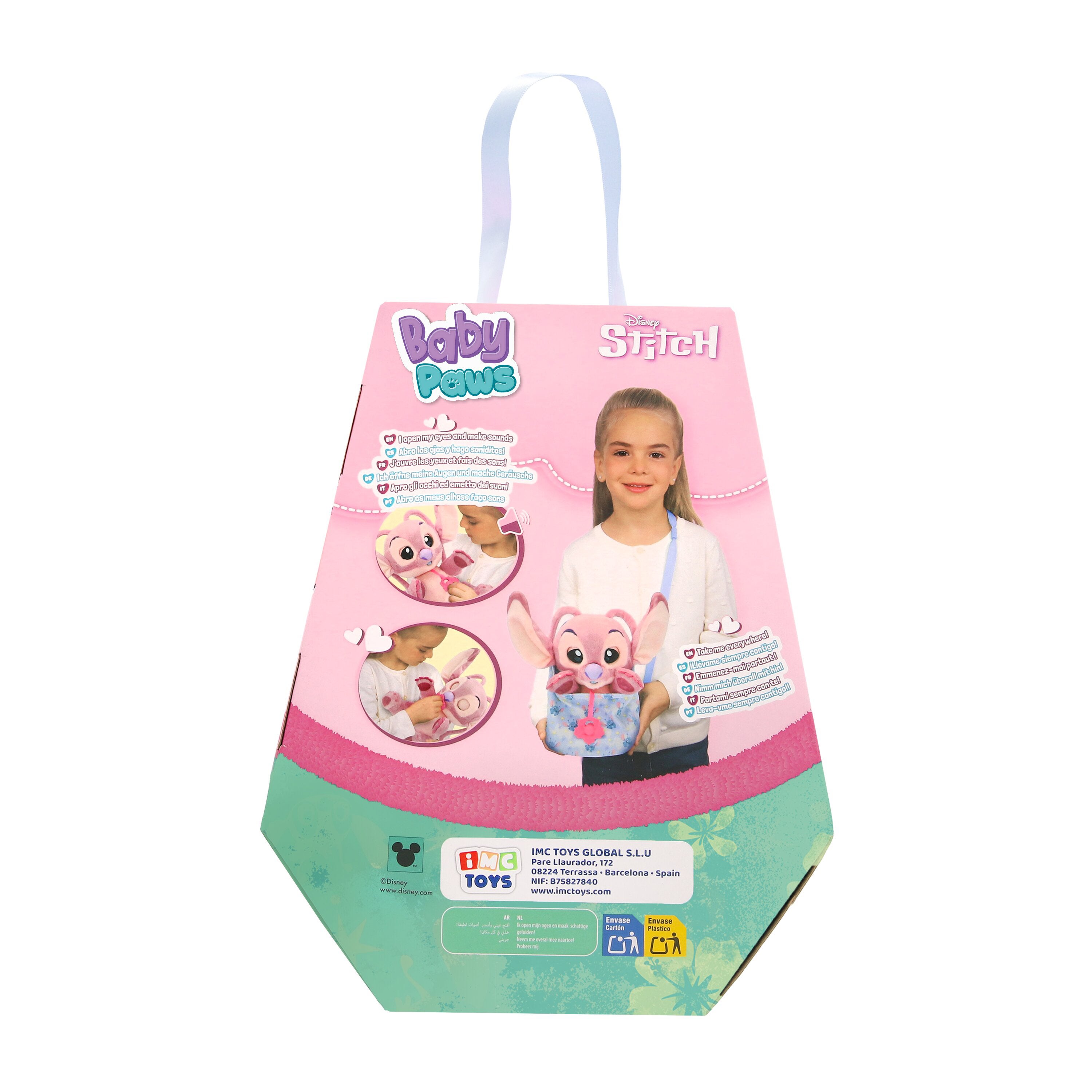 Mykdyr Baby Paws Angel 24 cm