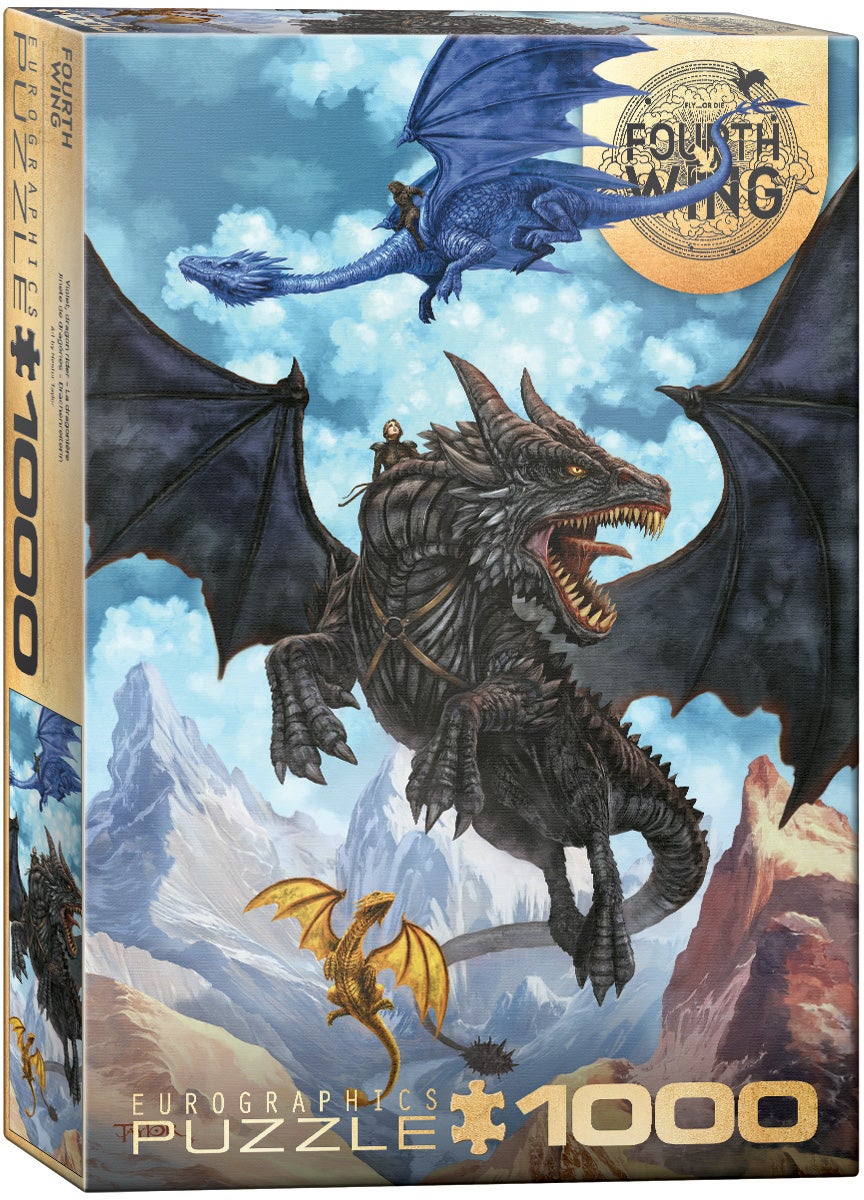 Puslespill 1000 Violet dragon rider Eurographics