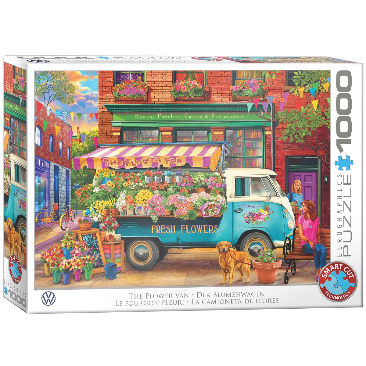 Puslespill 1000 VW Florist Eurographics