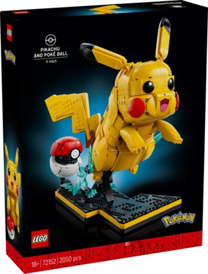 Lego Pikachu og Pokéball 72152