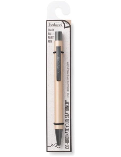 Ballpoint penn med sort blekk cream