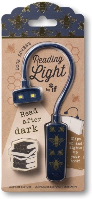 Boklys book lover's blå bie