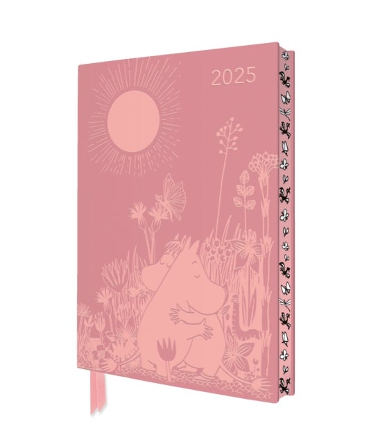 Moomin Love 2025 Artisan Art Vegan Leather Diary Planner - Page to View with Notes