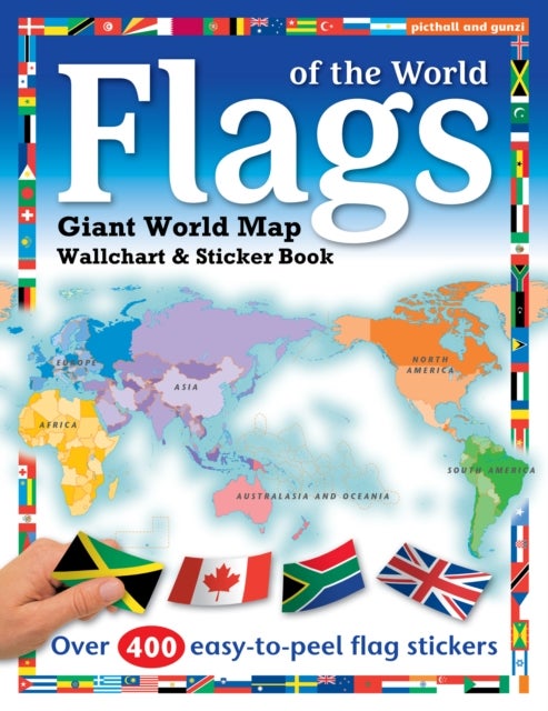 Flags of the World - World Map Wallchart Poster and Sticker Book