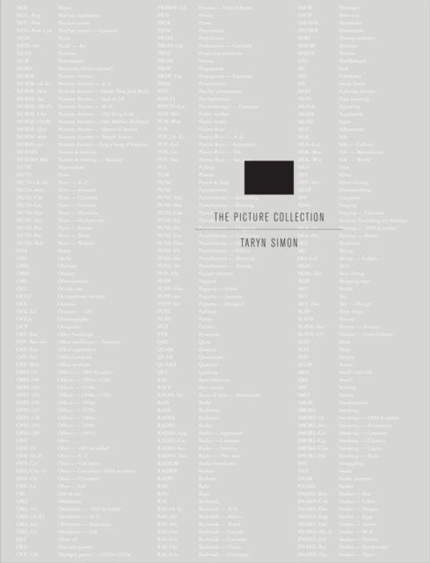Taryn Simon: The Picture Collection - The Picture Collection