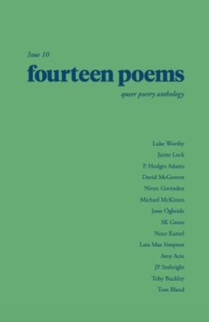 fourteen poems Issue 10 - a queer poetry anthology