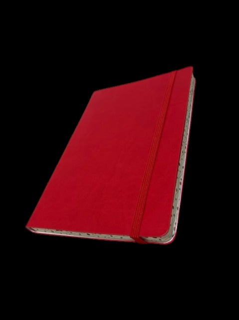 Ashridge A5 Elastic Pu Notebook Red 4410