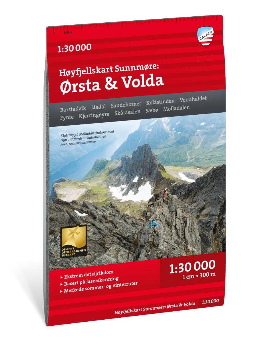 Høyfjellskart Sunnmøre: Ørsta & Volda