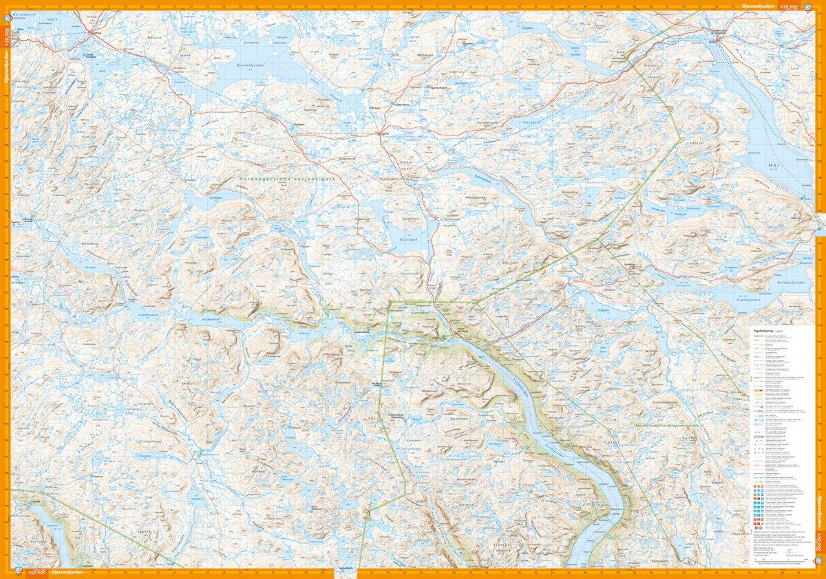 Turkart Hardangervidda sør