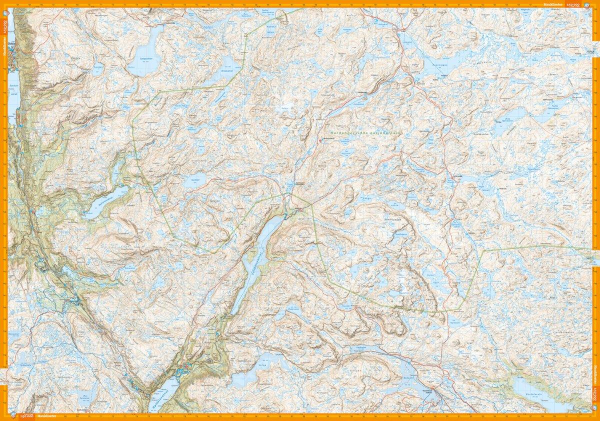 Turkart Hardangervidda sør
