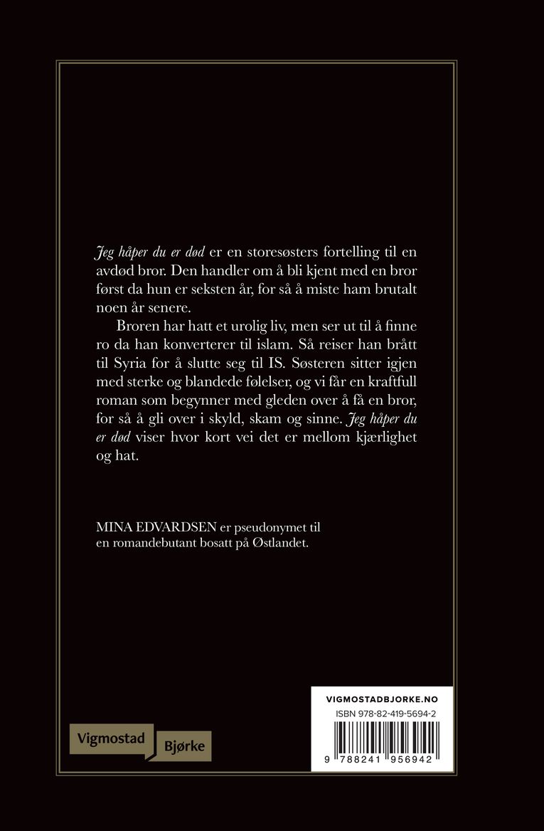 Jeg håper du er død