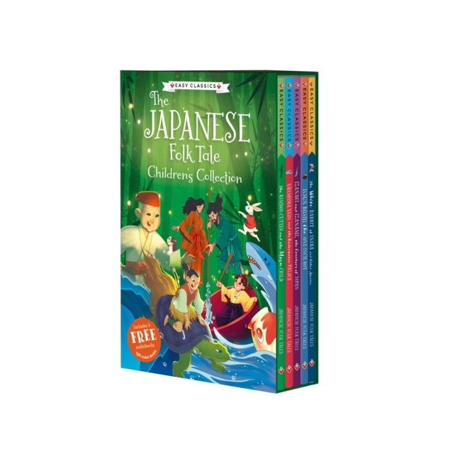 Japanese Folk Tales (Easy Classics): 5 Book Collection