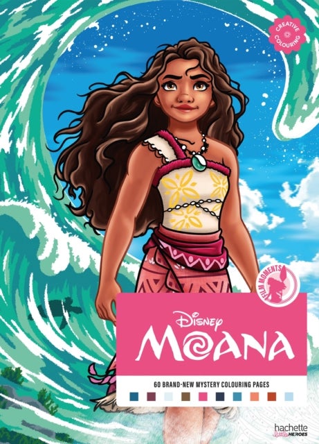 Mystery Colouring - Film Moments Moana - Reveal iconic Disney characters with colour by number