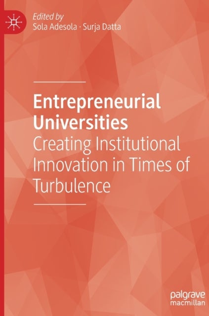 Entrepreneurial Universities - Creating Institutional Innovation in Times of Turbulence