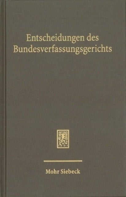Entscheidungen des Bundesverfassungsgerichts (BVerfGE) - Registerband zu den Entscheidungen des Bundesverfassungsgerichts, Band 131-140