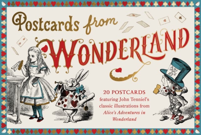 Postcards From Wonderland - 20 postcards featuring John Tenniel’s classic illustrations from Alice’s Adventures in Wonderland