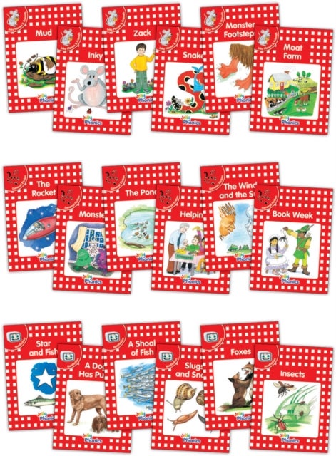 Jolly Phonics Readers, Complete Set Level 1 - In Precursive Letters (British English edition)