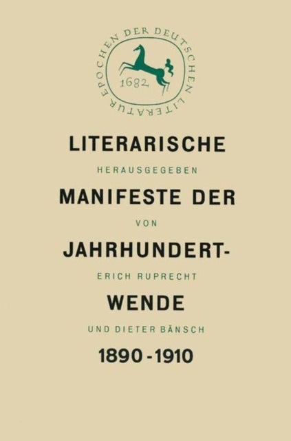 Literarische Manifeste der Jahrhundertwende 1890–1910