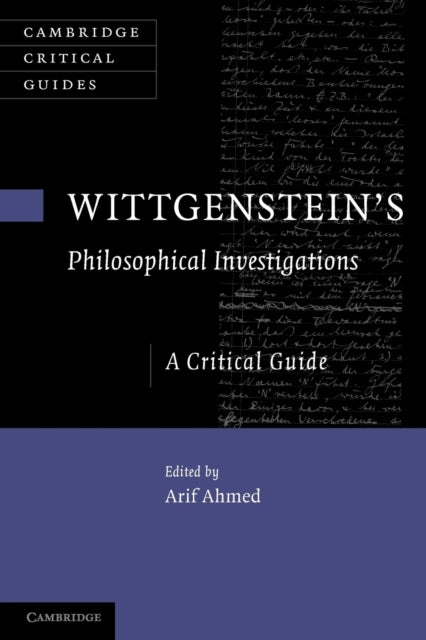 Wittgenstein's Philosophical Investigations - A Critical Guide