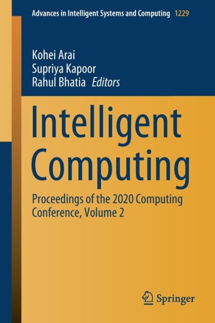 Intelligent Computing - Proceedings of the 2020 Computing Conference, Volume 2